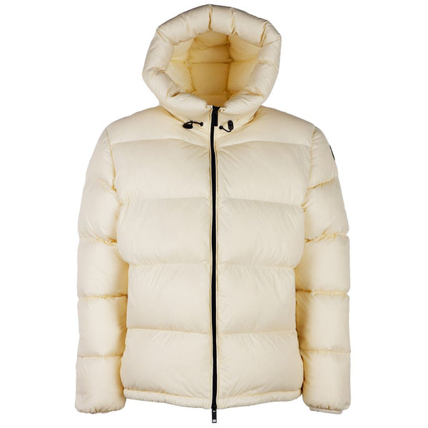 Elegant Cream Puffer Jacket Centogrammi