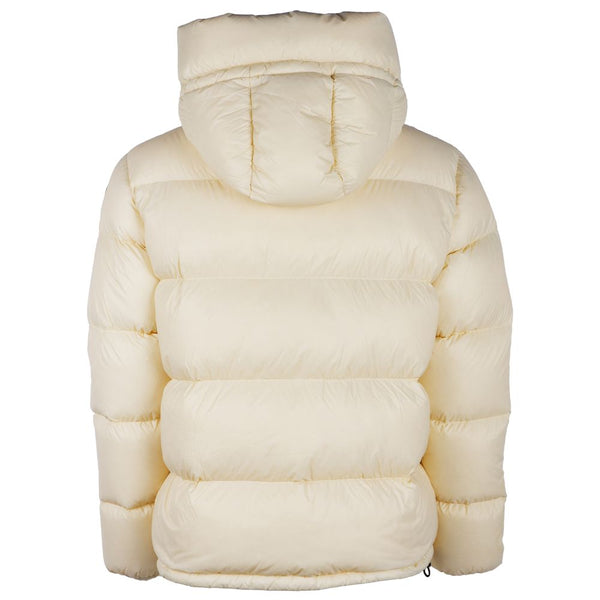 Elegant Cream Puffer Jacket Centogrammi