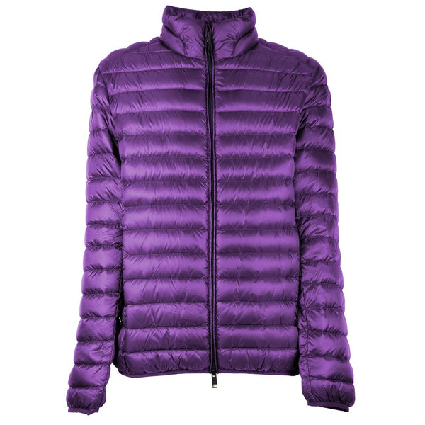 Chic Purple Nylon Down Jacket Centogrammi