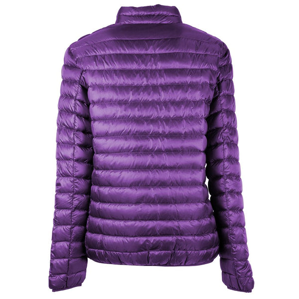 Chic Purple Nylon Down Jacket Centogrammi