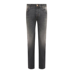 Sleek Gray Stretch Cotton Regular Fit Jeans Jacob Cohen
