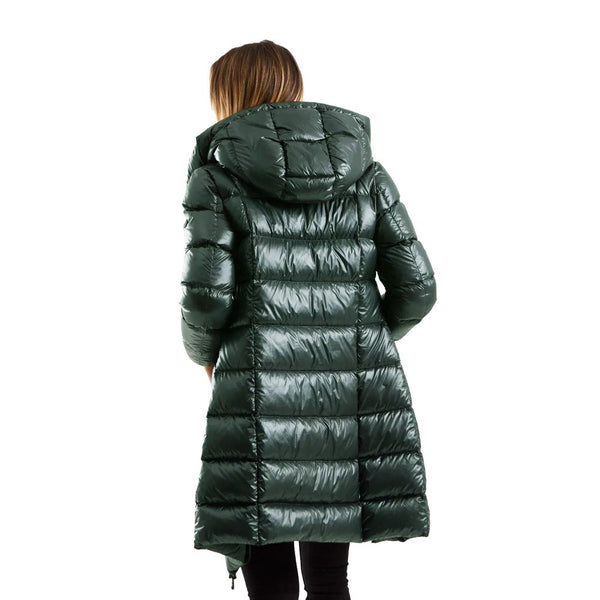 Green Polyester Women Jacket Refrigiwear