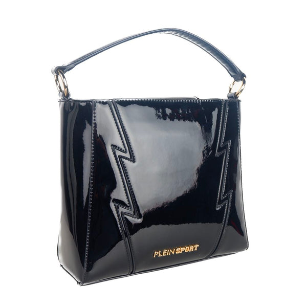 Sleek Patent Effect Crossbody Bag Plein Sport