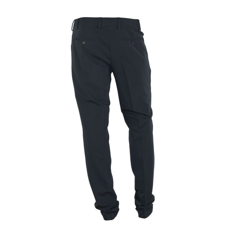 Elegant Black Trousers for the Modern Man Made in Italy