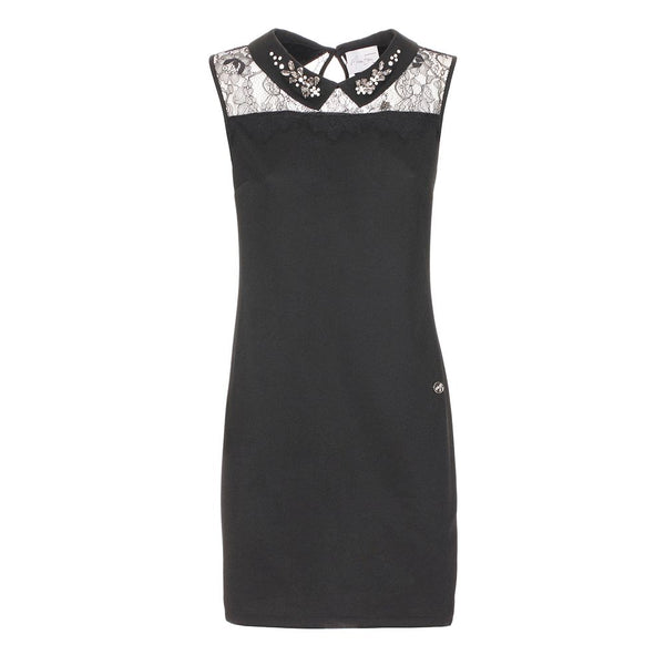 Black Polyester Women Dress Maison Espin