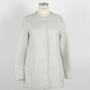 White Polyester Women Jacket Emilio Romanelli