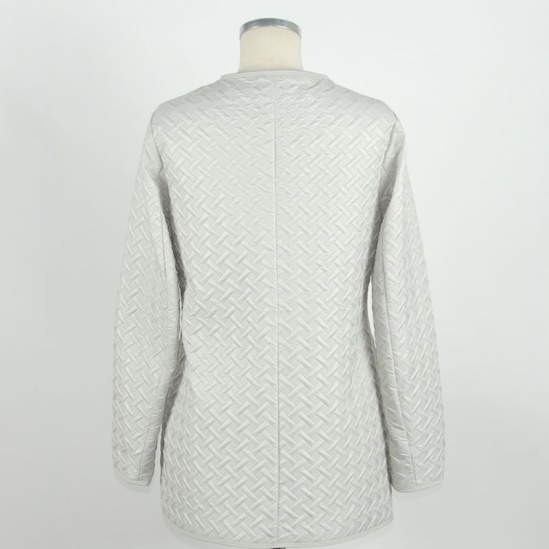 White Polyester Women Jacket Emilio Romanelli