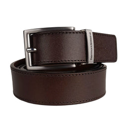 Reversible Calfskin Leather Belt - Dual Style Luxury Harmont & Blaine