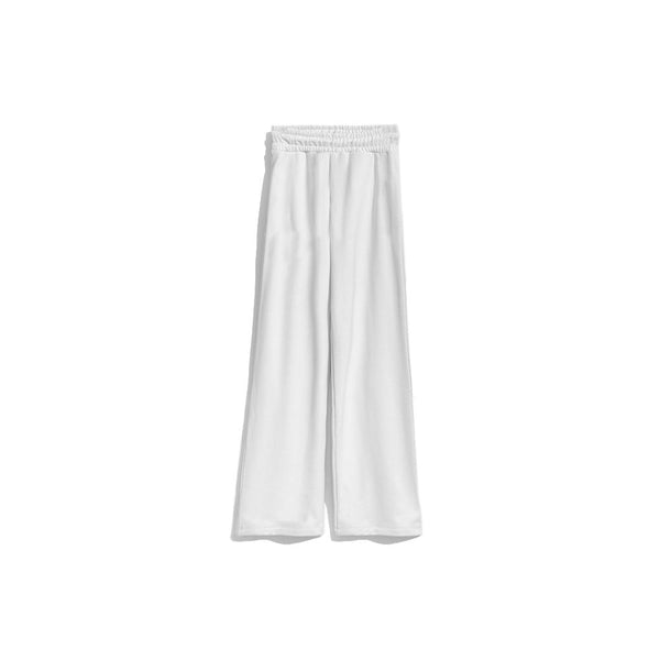 Chic White Logo Sweatpants Comme Des Fuckdown