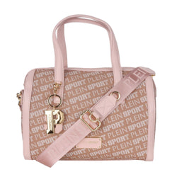 Chic Pink Eco-Leather Crossbody Bag Plein Sport