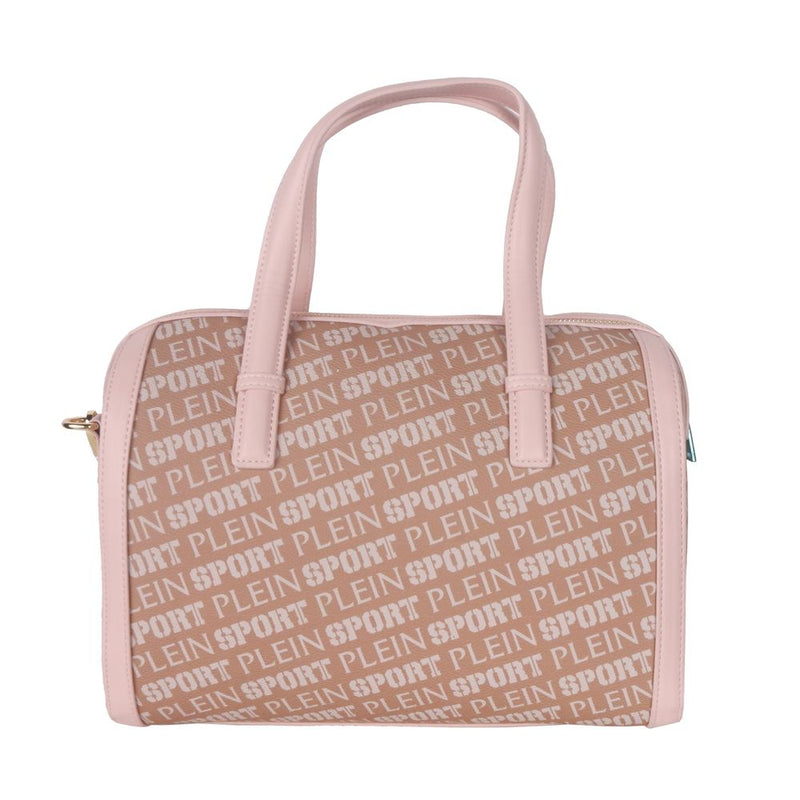 Chic Pink Eco-Leather Crossbody Bag Plein Sport