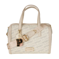 Chic White Eco-Leather Crossbody Bag Plein Sport