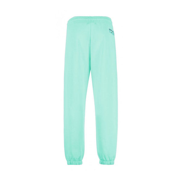 Emerald Cotton Trousers with Logo Detail Pharmacy Industry