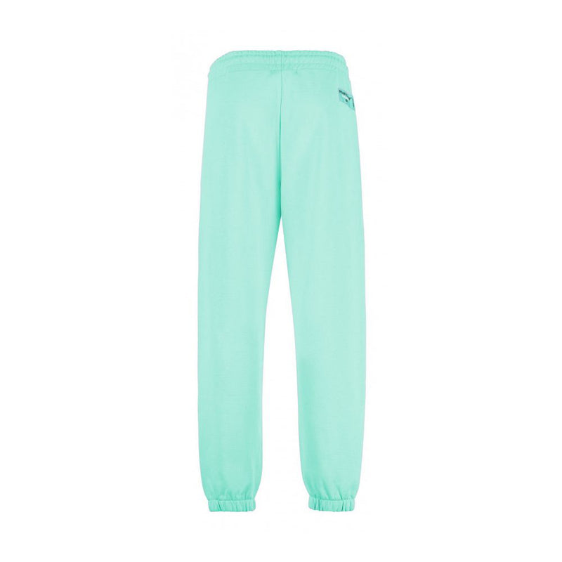 Emerald Cotton Trousers with Logo Detail Pharmacy Industry