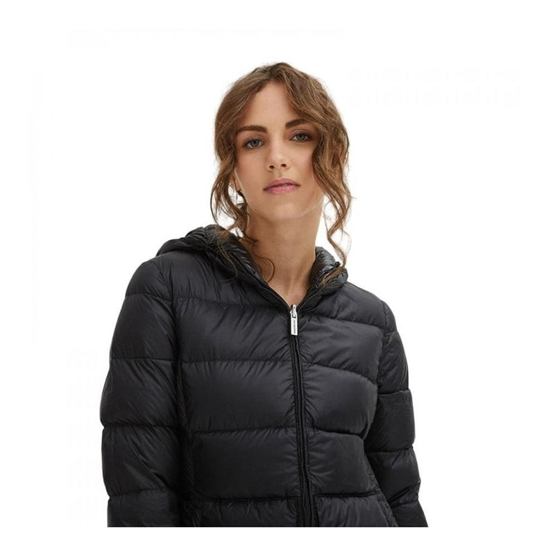 Sleek Nylon Down Jacket with Hood Centogrammi