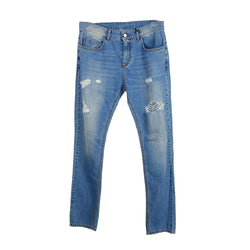 Blue Cotton Men Jeans Comme Des Fuckdown