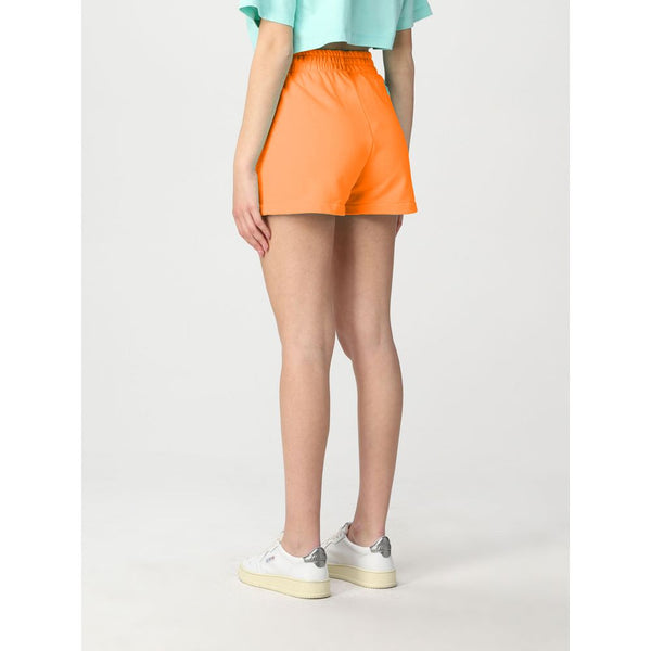 Chic Orange Cotton Logo Shorts Pharmacy Industry