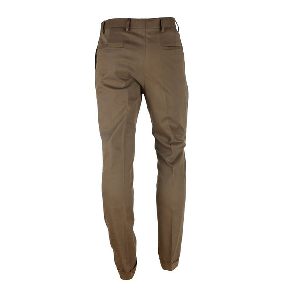 Warm Milano Wool-Blend Men's Trousers Made in Italy