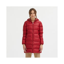 Red Nylon Women Jacket Centogrammi