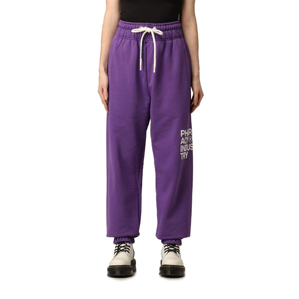 Purple Cotton Women Pant Pharmacy Industry