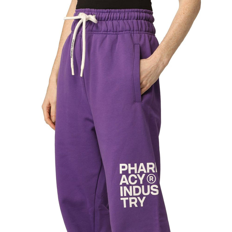 Purple Cotton Women Pant Pharmacy Industry