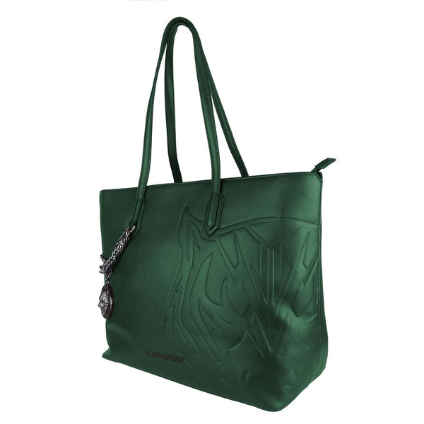 Green Polyethylene Women Shoulder Bag Plein Sport