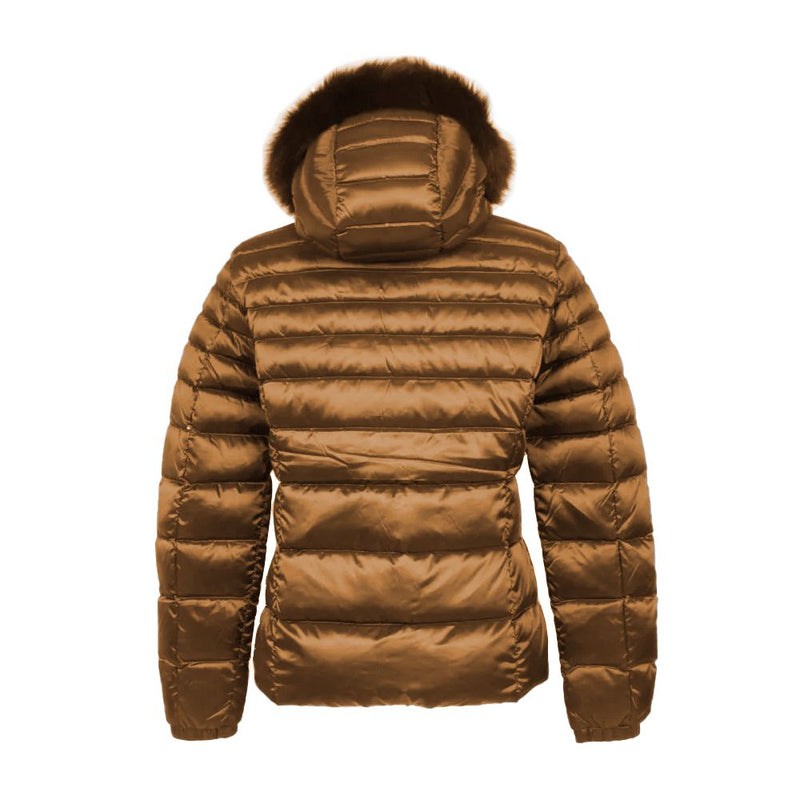 Brown Polyamide Women's Jacket Refrigiwear