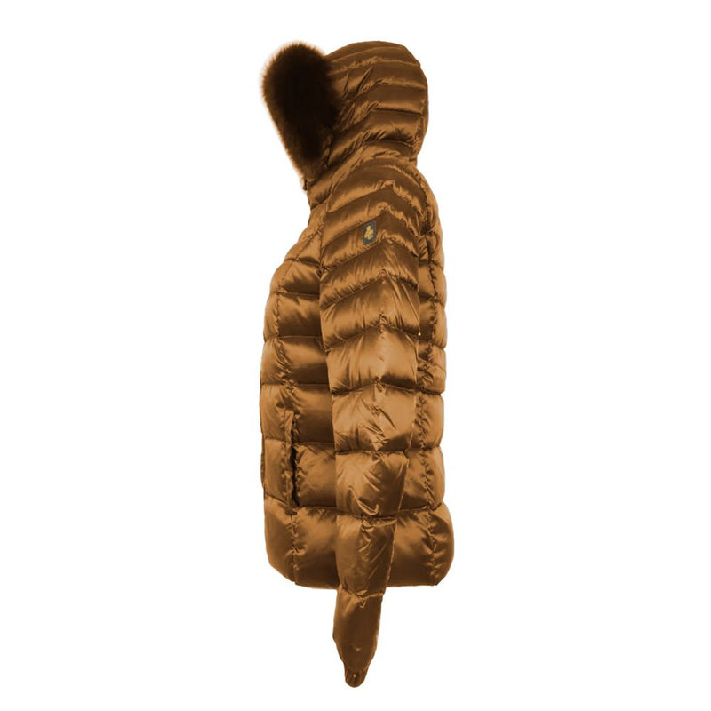 Brown Polyamide Women's Jacket Refrigiwear