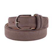 Elegant Italian Leather Belt Ensemble Made in Italy