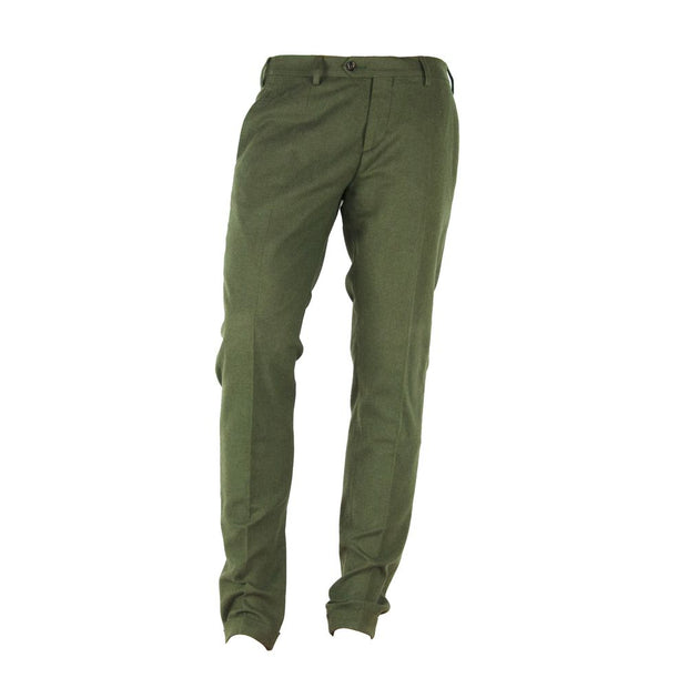 Elegant Winter Cotton Pants Made in Italy