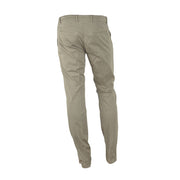 Elegant Beige Summer Trousers for Men Made in Italy