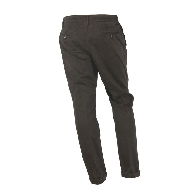 Elegant Brown Winter Trousers Made in Italy