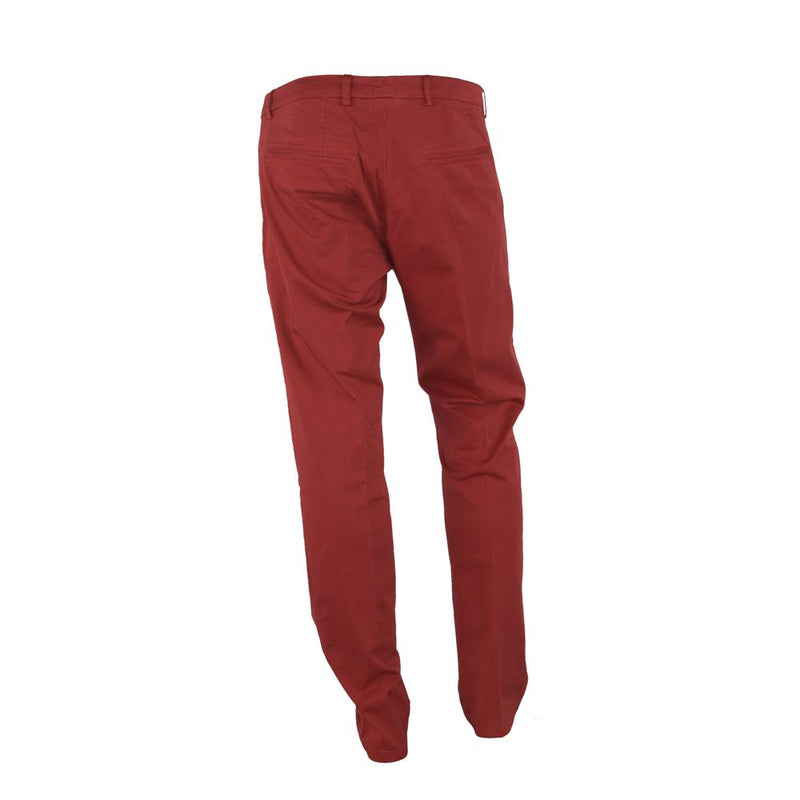 Chic Summer Cotton-Blend Trousers Made in Italy