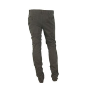 Elegant Italian Cotton Blend Pants Made in Italy