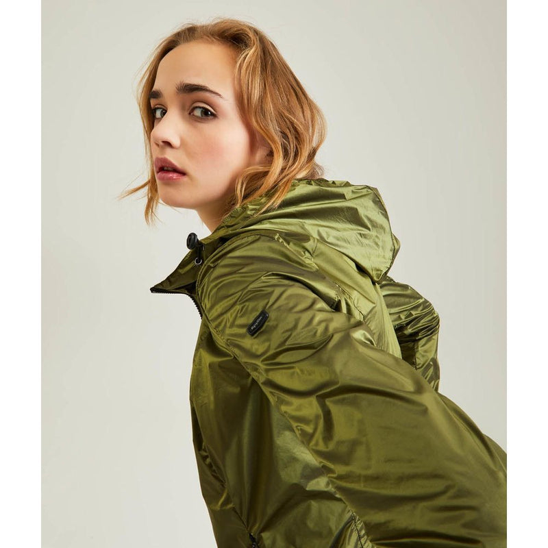 Green Polyamide Women Jacket Refrigiwear