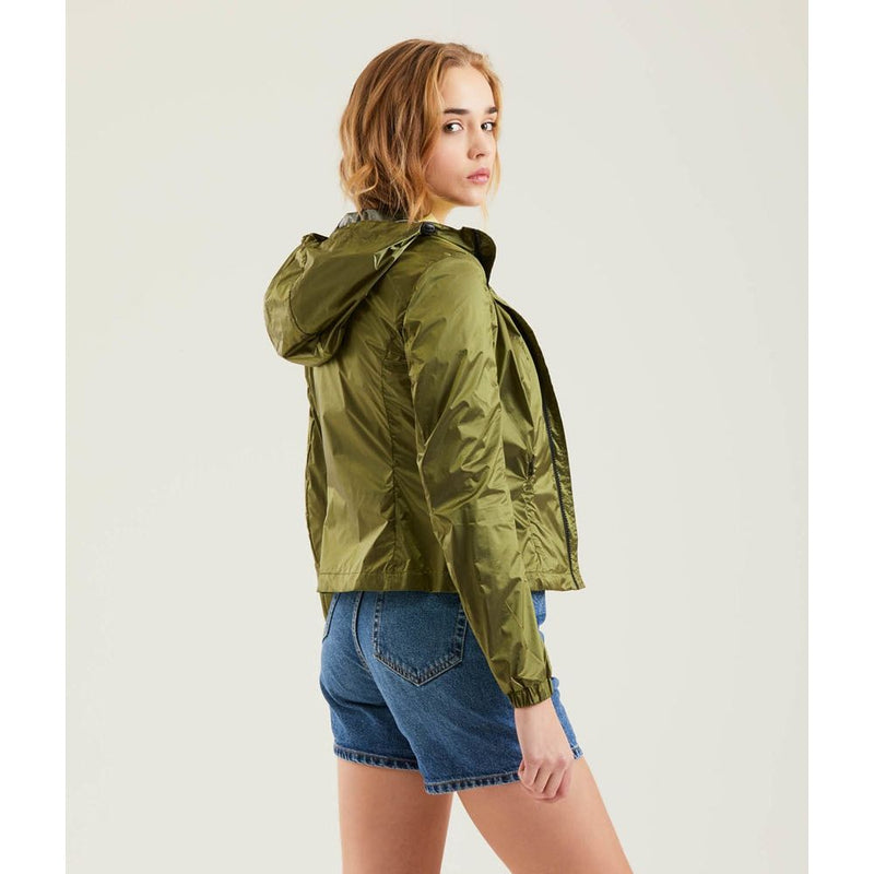 Green Polyamide Women Jacket Refrigiwear