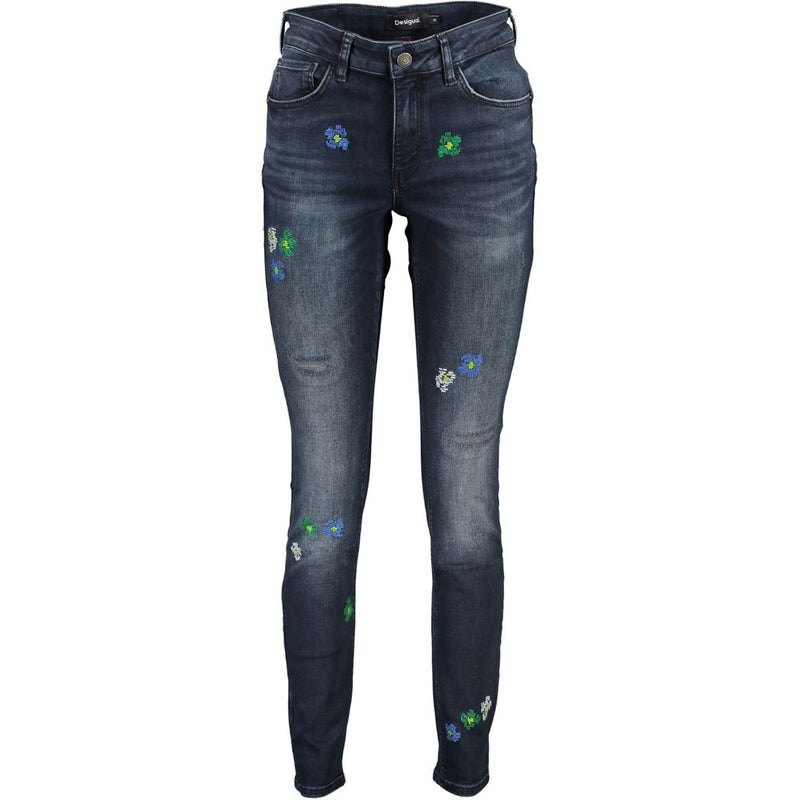 Blue Cotton Jeans & Pant Desigual