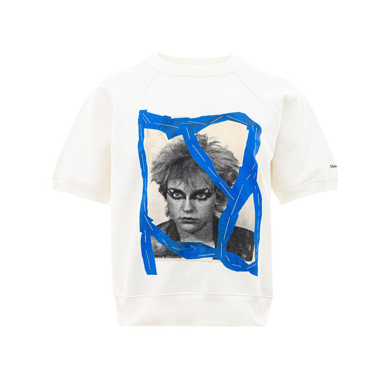 Chic White Cotton Top for Style Enthusiasts Maison Margiela