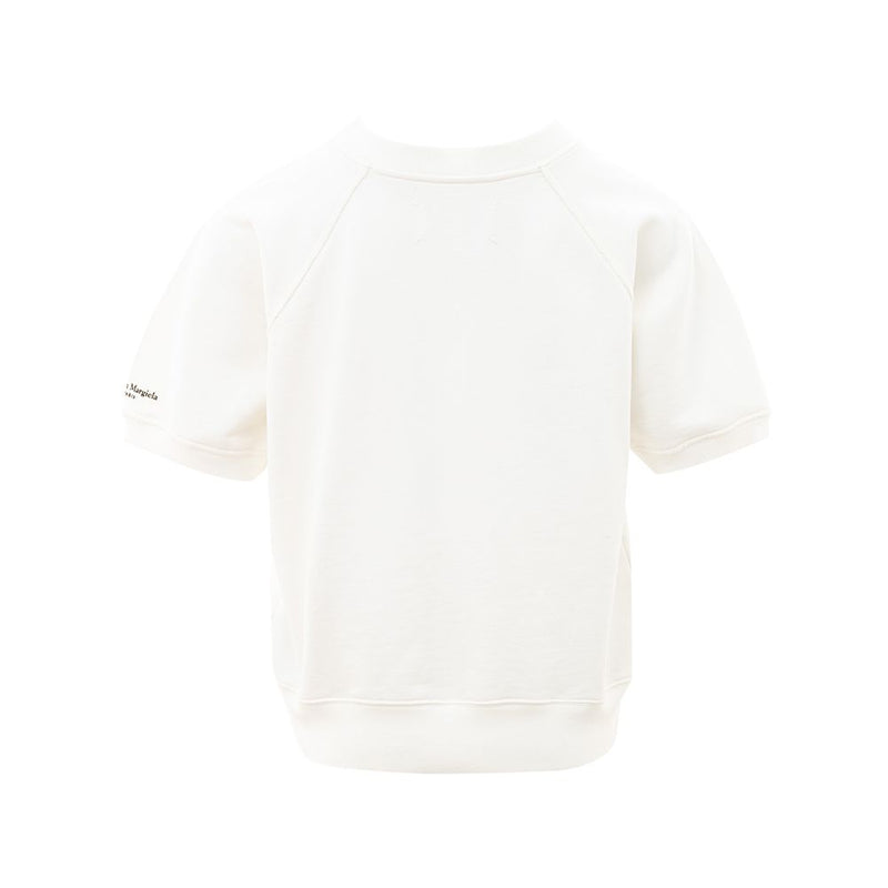 Chic White Cotton Top for Style Enthusiasts Maison Margiela