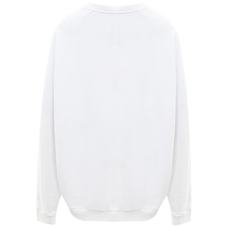 Elegant Cotton Knit Sweater in Pristine White Maison Margiela