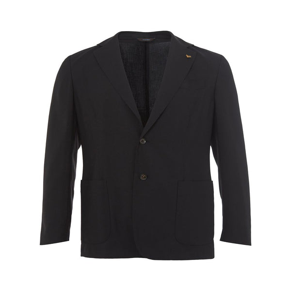 Elegant Cashmere Black Jacket Colombo