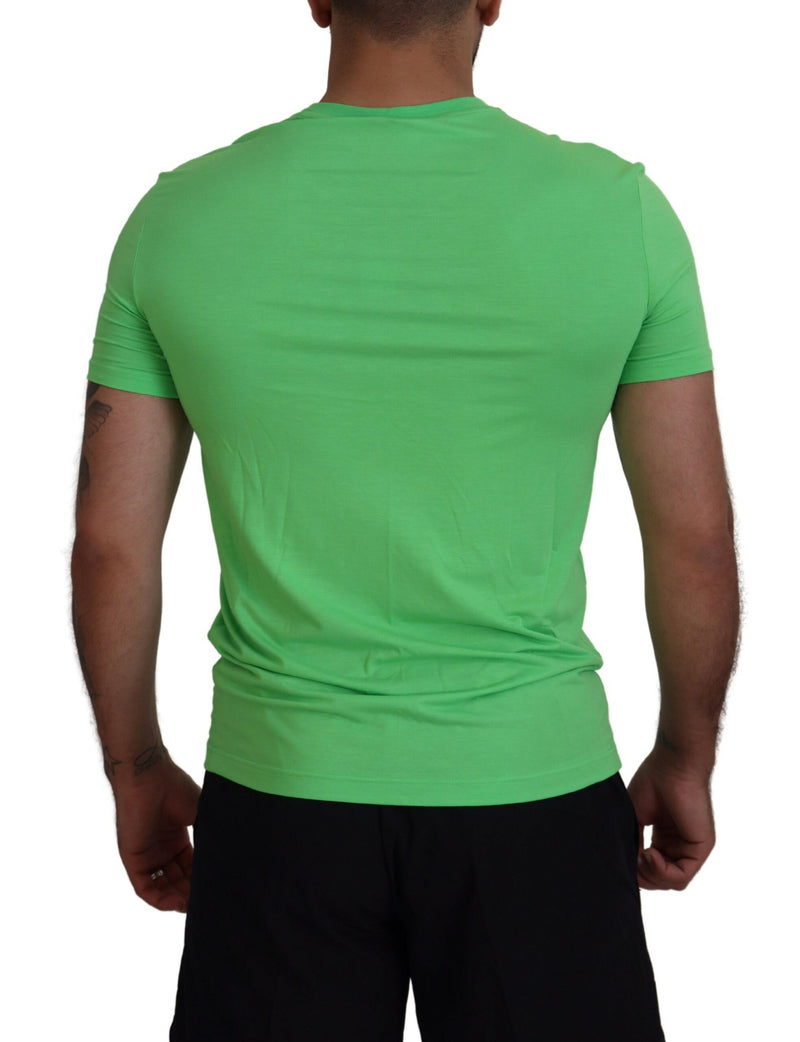 Green Modal Short Sleeves Crewneck T-shirt Dsquared²