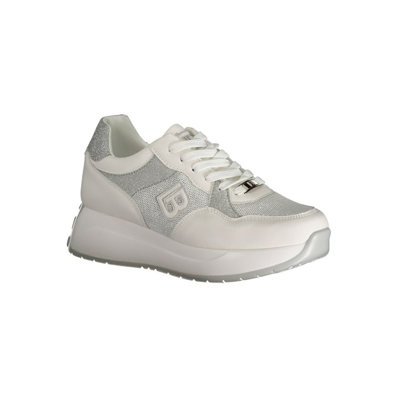 White Polyester Sneaker Laura Biagiotti