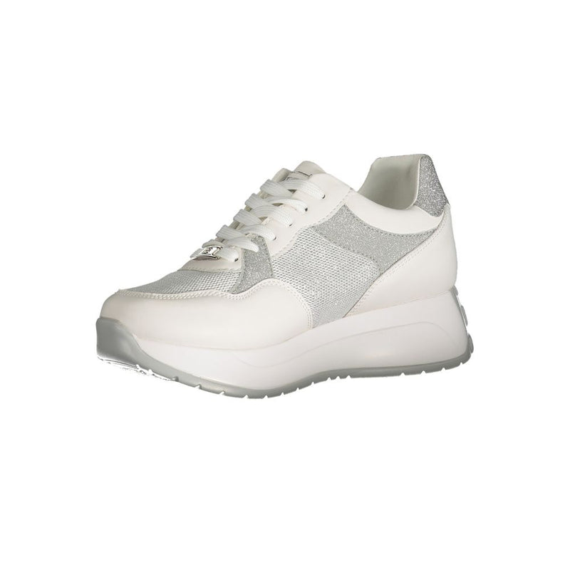 White Polyester Sneaker Laura Biagiotti