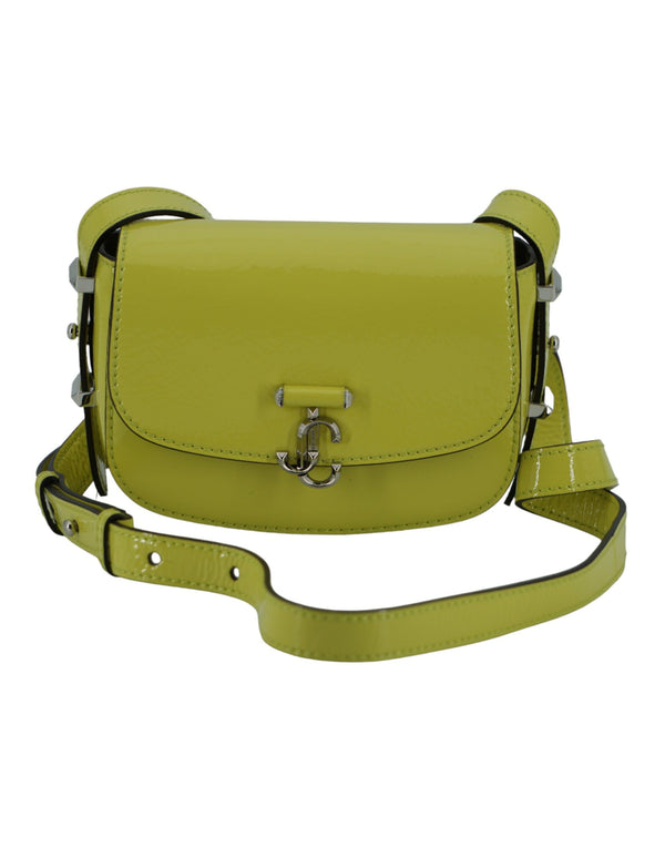 Lime Yellow Leather Small Shoulder Bag Jimmy Choo