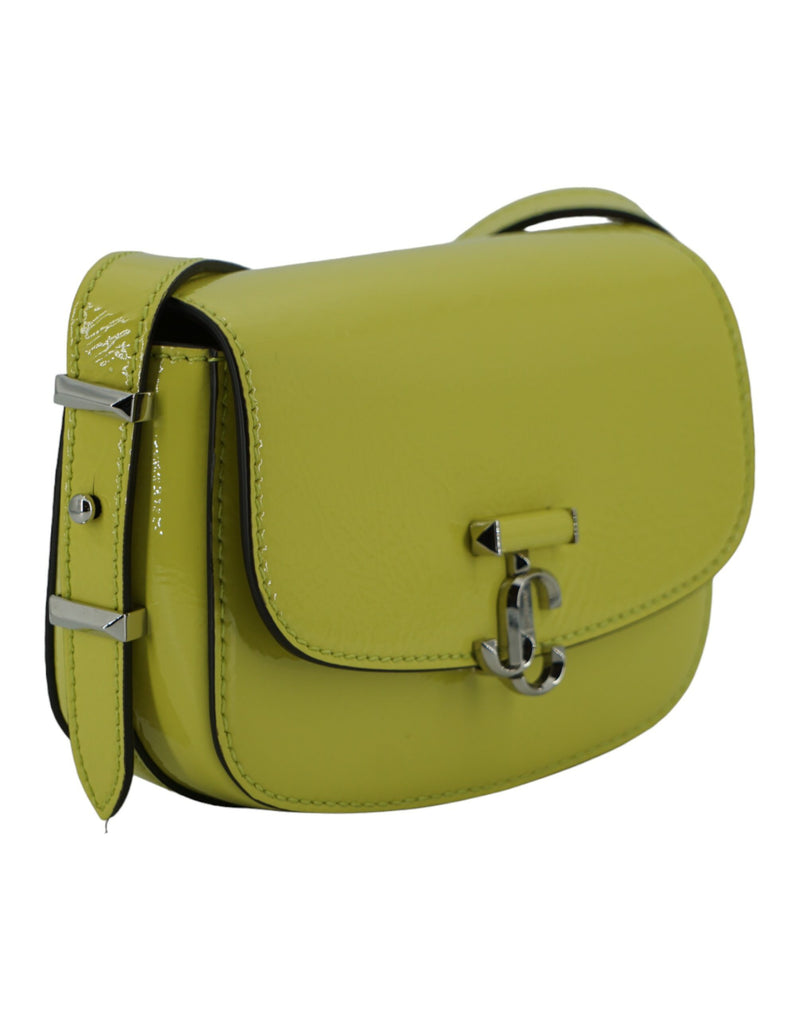 Lime Yellow Leather Small Shoulder Bag Jimmy Choo