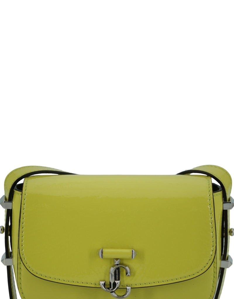 Lime Yellow Leather Small Shoulder Bag Jimmy Choo