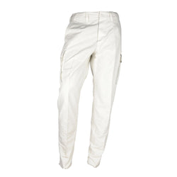 White Cotton Men Trouser Don The Fuller