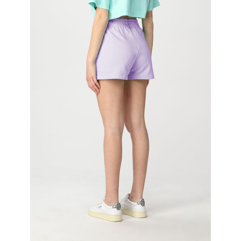 Chic Purple Cotton Shorts Pharmacy Industry