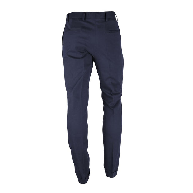 Elegant Wool Blend Milano Men's Trousers Made in Italy